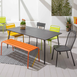Table de jardin Palavas 180 x 90 x 72 cm Table de jardin Palavas 180 x 90 x 72 cm
