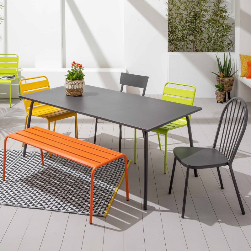 Table de jardin Palavas 180 x 90 x 72 cm Table de jardin Palavas 180 x 90 x 72 cm