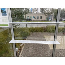 Double tablette alu 81x10cm – Accessoire serre ACD
