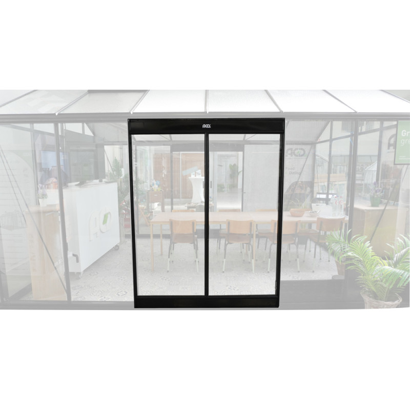 Porte Patio en aluminium laqué 152 x 186,5 cm ACD