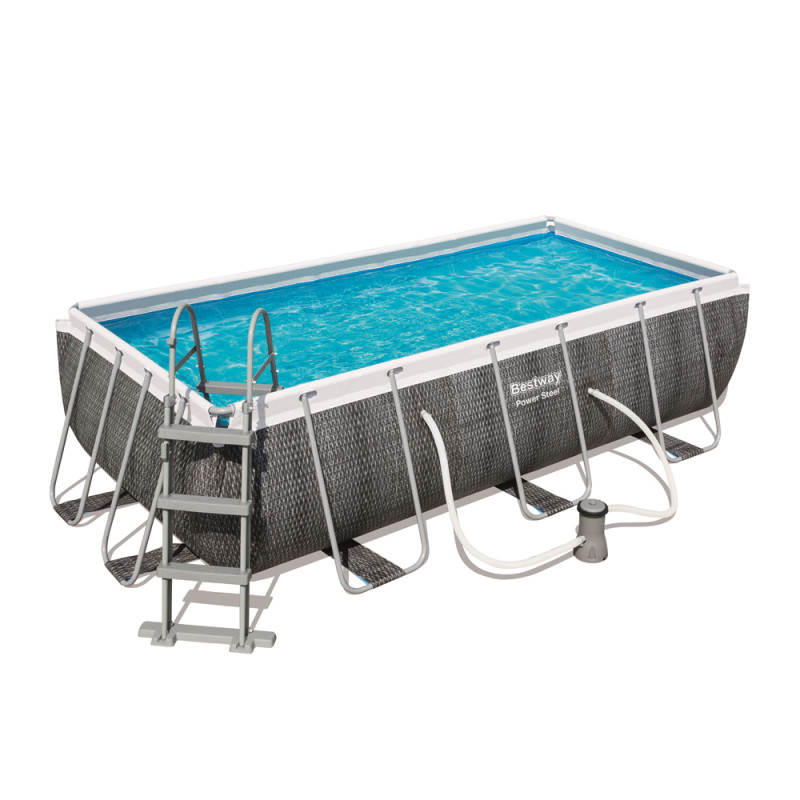 Piscine Power Frame 4,04 x 2,01 x 1 m BESTWAY