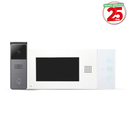 Vidéophone 2 fils LCD 4,3" blanc CEEZAM