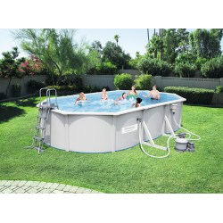 Piscine ovale Hydrium 6,1 x 3,6 x 1,2 m BESTWAY