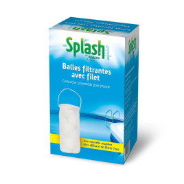 Balle filtantre avec filet pour filtre de piscine 0,45 kg SPLASH