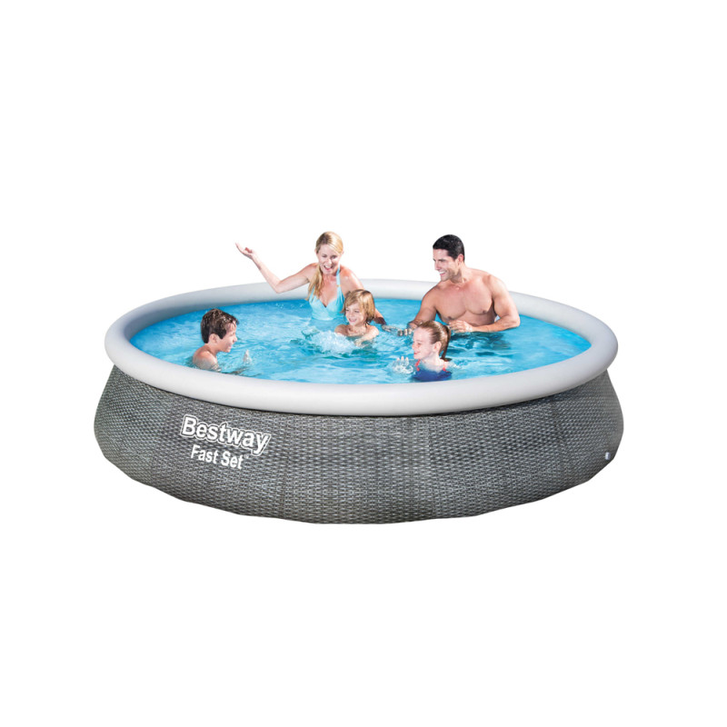 Piscine Fast Set Pool avec filtre Ø 3,96 x 0,84 m BESTWAY