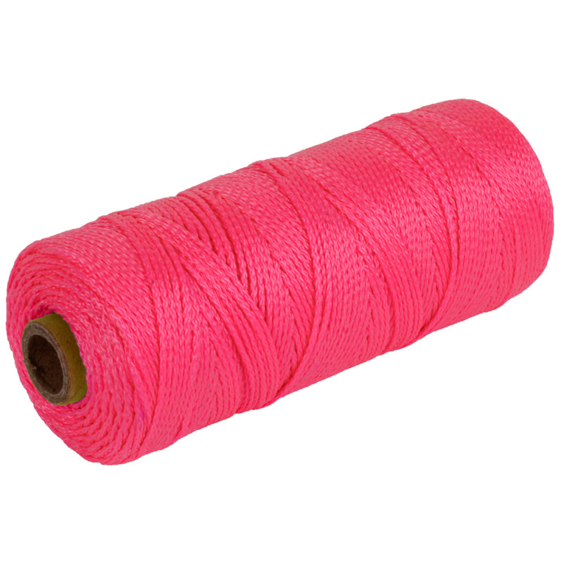 Corde de maçon rose fluo Ø 1,5 mm 200 m AVR TOOLS