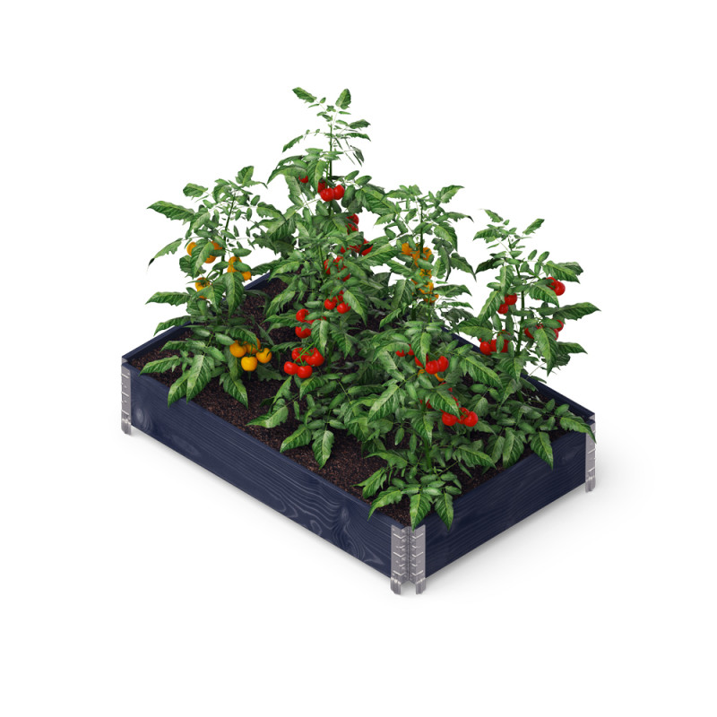 Carré potager Garden Box noir 120 x 80 x 19,5 cm UPYARD Carré potager Garden Box noir 120 x 80 x 19,5 cm UPYARD