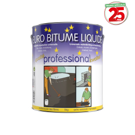 Enduit d'étanchéité Euro Bitume liquide 20 kg