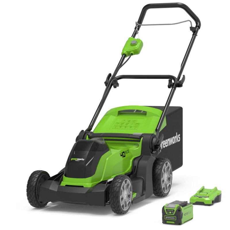 Tondeuse sur batterie G24X2LM41K4X 2 x 24 V 2 x 2 Ah GREENWORKS
