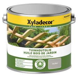 Huile pour bois de jardin Gris lavé 2,5 L XYLADECOR – Protection