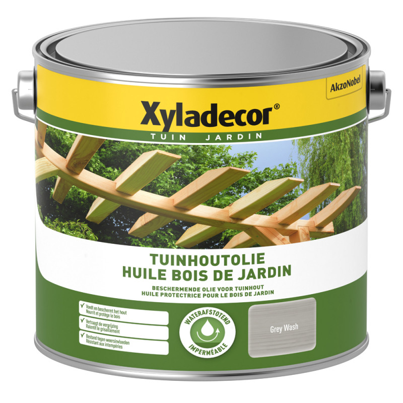 Huile pour bois de jardin grey wash 2,5 L XYLADECOR