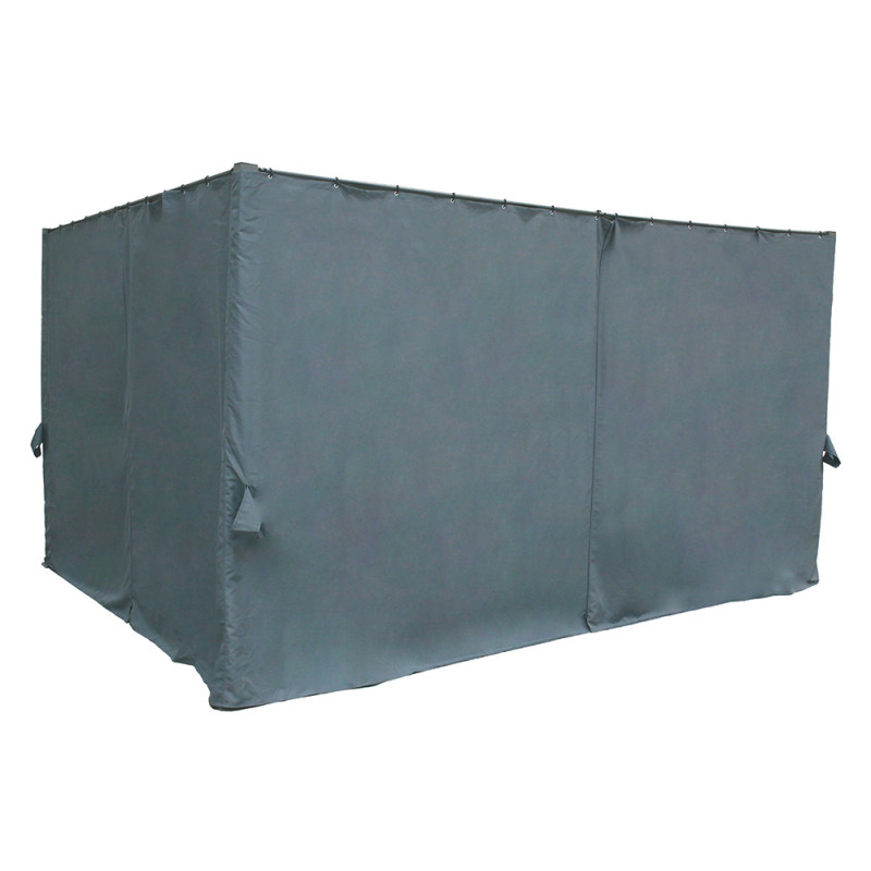 Set de rideaux pour tonnelle Palmeira 4 x 3 m