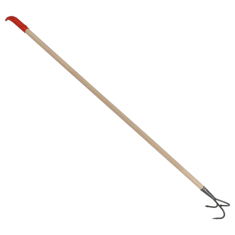 Cultivateur à 3 dents forgées avec manche en bois 160 cm AVR TOOLS