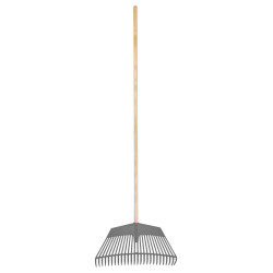 Râteau à feuilles en plastique avec manche en bois 160 cm AVR TOOLS