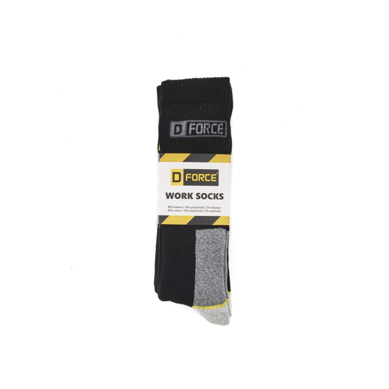 Paire de chaussettes 3 pièces 39/41 D-FORCE