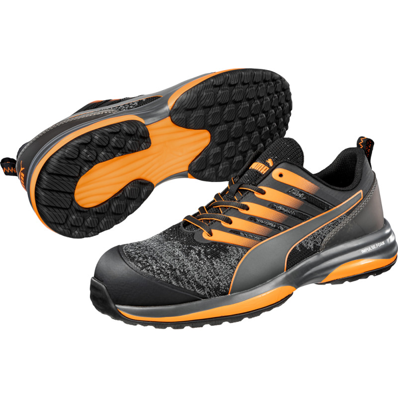 Paire de chaussures de sécurité Charge Orange Low noires et oranges 36 PUMA SAFETY