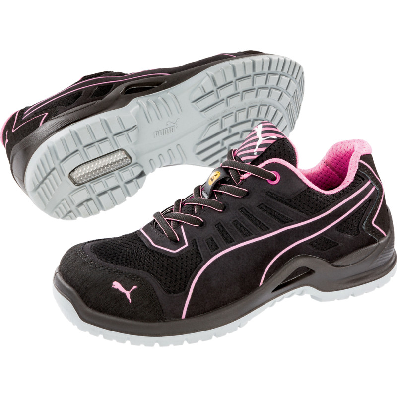 Paire de chaussures de sécurité Fuse TC Pink Wns Low noires 38 PUMA SAFETY