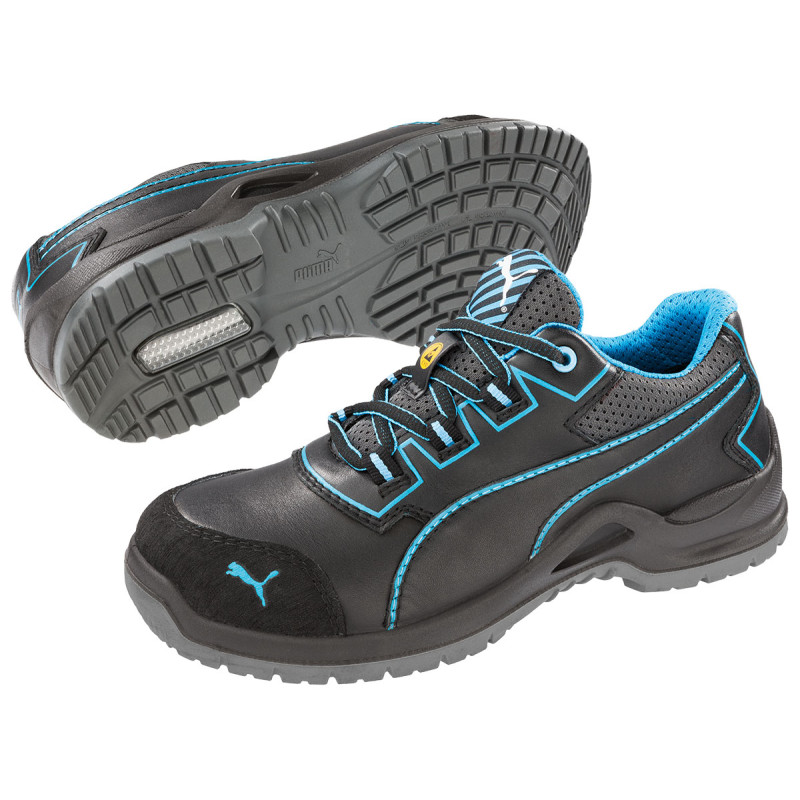 Paire de chaussures de sécurité Niobe Wns Low noires et bleues 36 PUMA SAFETY