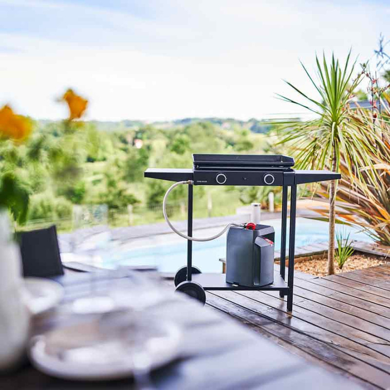 Chariot pour plancha Base 60 | FORGE ADOUR Chariot pour plancha Base 60 | FORGE ADOUR