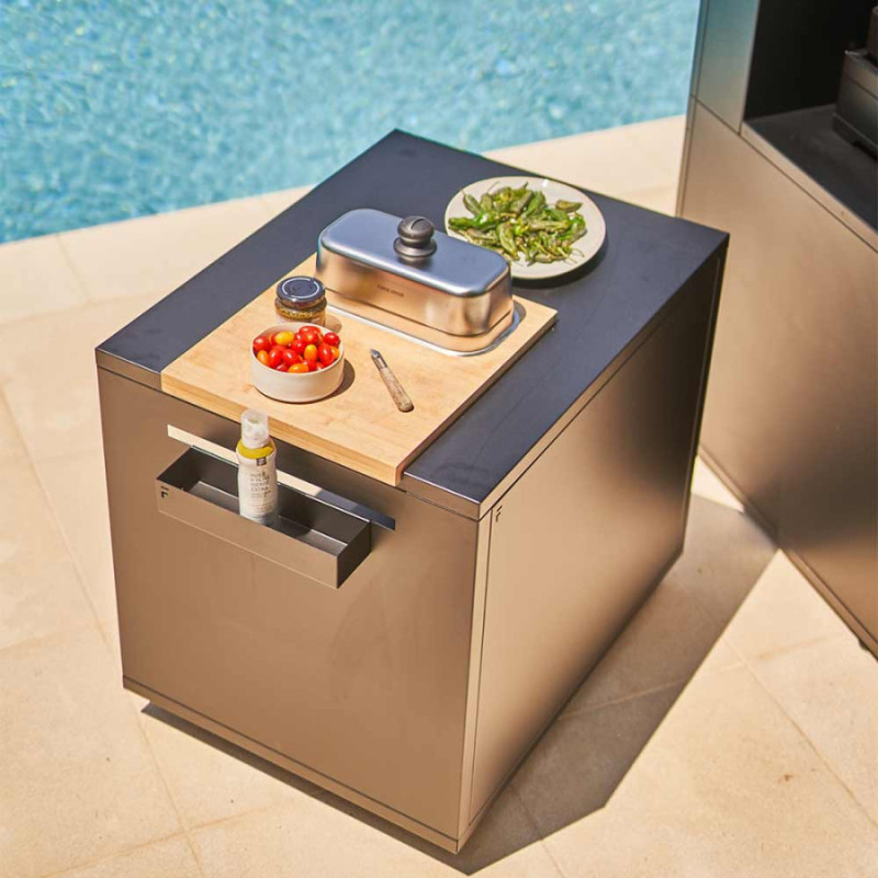 Desserte de jardin pour plancha FORGE ADOUR