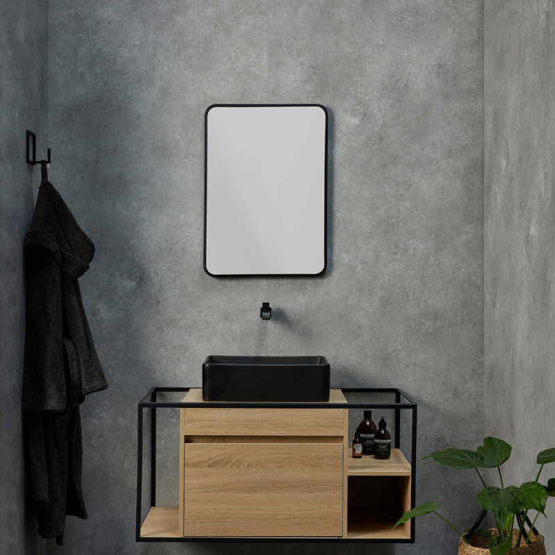 Panneau de douche en PVC Hasvik 260 x 90 cm 2 pièces DUMAWALL XL