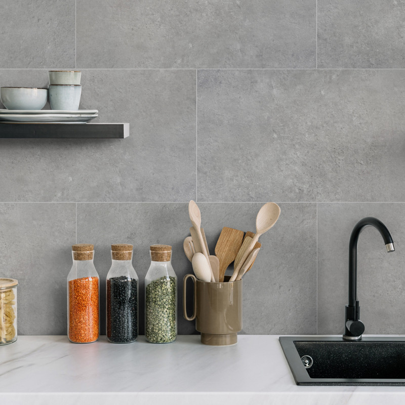 Dalle en PVC Hasvik 65 x 37,5 cm 8 pièces DUMAWALL