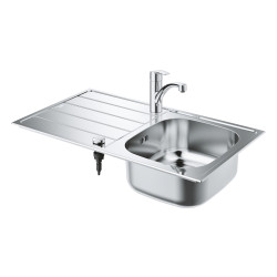 Évier de cuisine à encastrer K200 avec mitigeur Eurosmart chrome GROHE Évier de cuisine à encastrer K200 avec mitigeur Eurosmart chrome GROHE
