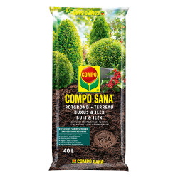 Terreau Buis et Ilex SANA 40L COMPO – Idéal pour vos haies | COMPO