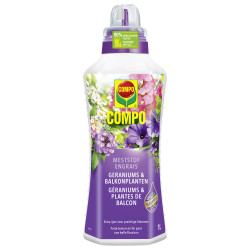 Engrais pour géraniums de balcon 1 L COMPO – nourrit vos plantes | COMPO