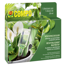 Revitalisant pour plante d'intérieur 5 x 30 ml COMPO