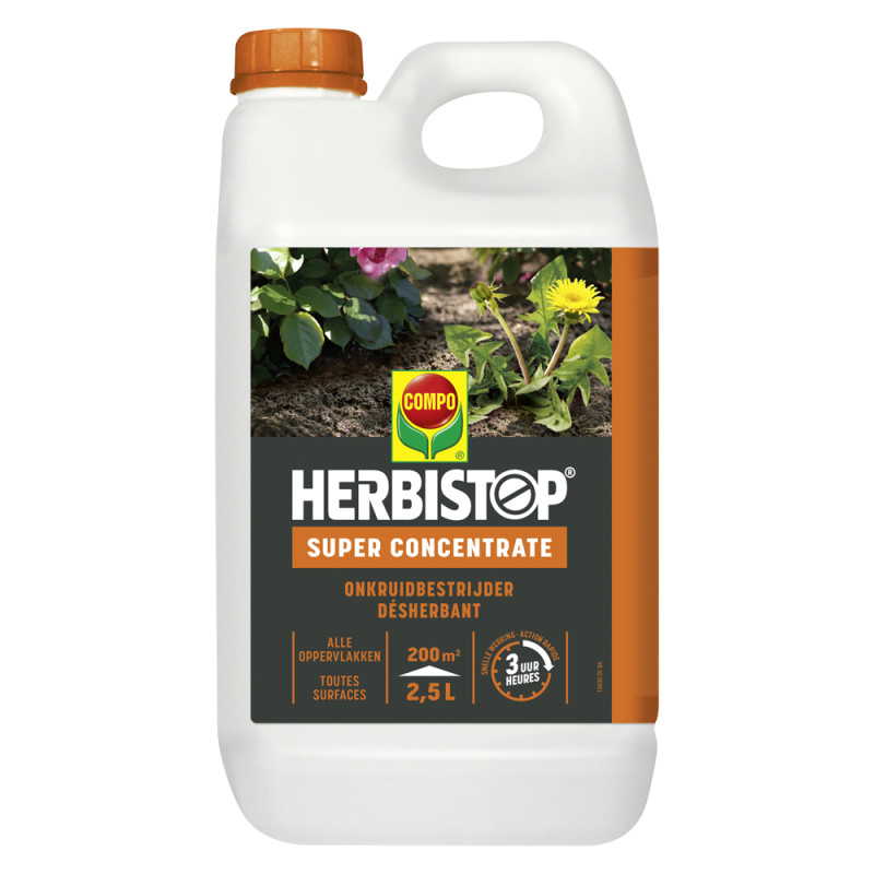 Désherbant Herbistop toutes surfaces super concentré 2,5 L COMPO