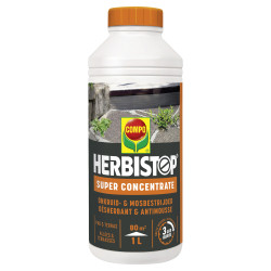 Herbistop Super Concentré : Désherbant Allées & Terrasses | COMPO