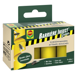 Attrape-mouches Bio COMPO 4 pièces – Solution Naturelle | COMPO
