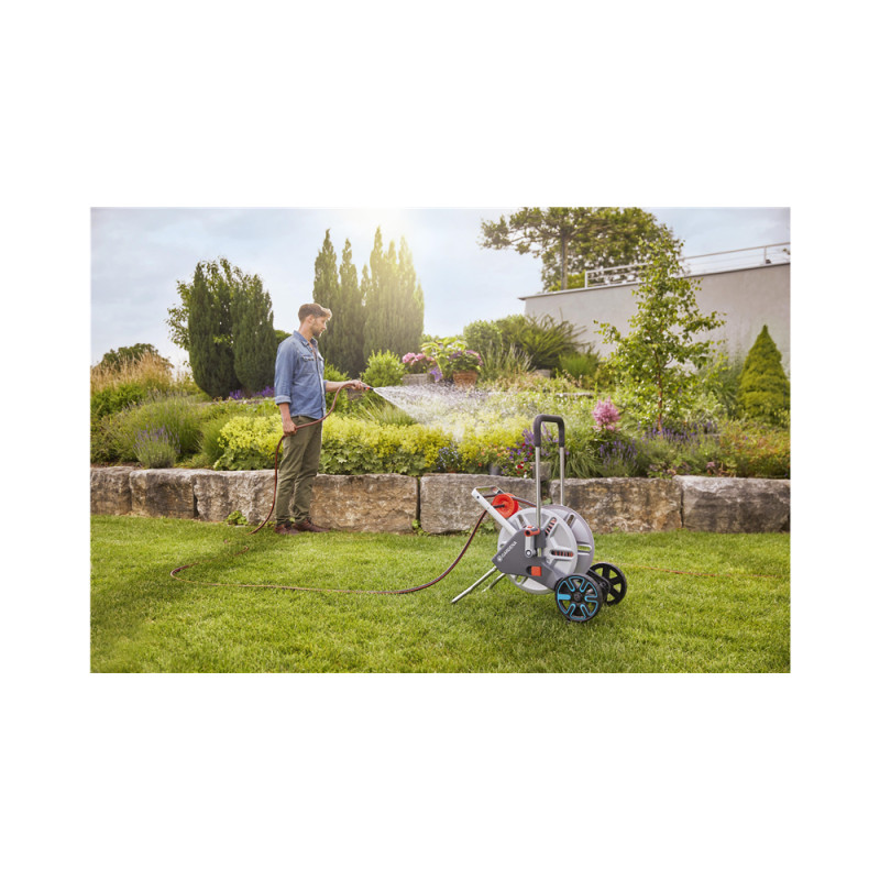 Dévidoir sur roues CleverRoll set 45 m GARDENA