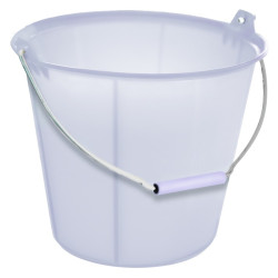 Seau Pro translucide 13L POLET – Usage professionnel

