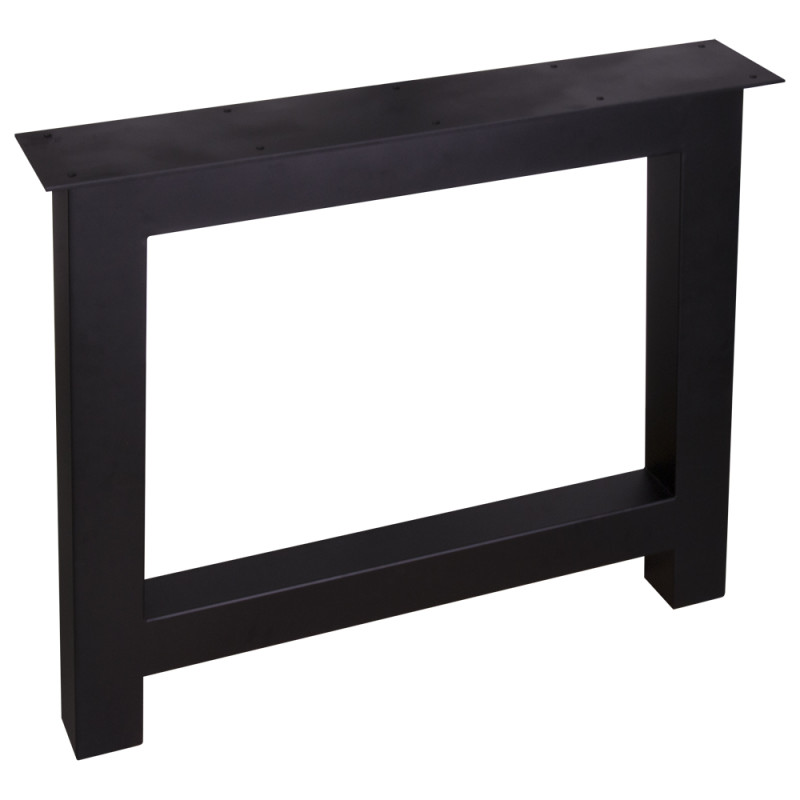 Pied de table rectangulaire noir CANDO