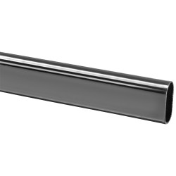 Barre de dressing ovale chrome 100cm – Rangement sur mesure