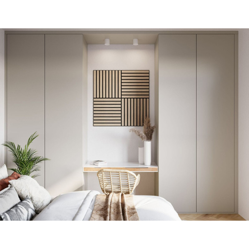 Dalle Acoustique Chêne Naturel Decowall – Isolation Phonique | CANDO