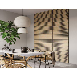 Dalle Acoustique Chêne Naturel Decowall – Isolation Phonique | CANDO