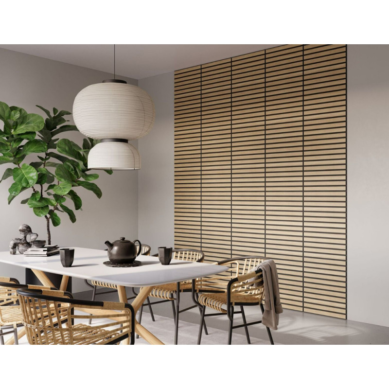 Dalle Acoustique Chêne Naturel Decowall – Isolation Phonique | CANDO