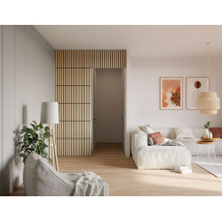 Dalle Acoustique Chêne Naturel Decowall – Isolation Phonique | CANDO