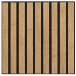 Dalle acoustique Chêne Bronze 50 × 50 cm – isolation acoustique | CANDO