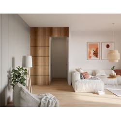 Dalle acoustique Chêne Bronze 50 × 50 cm – isolation acoustique | CANDO