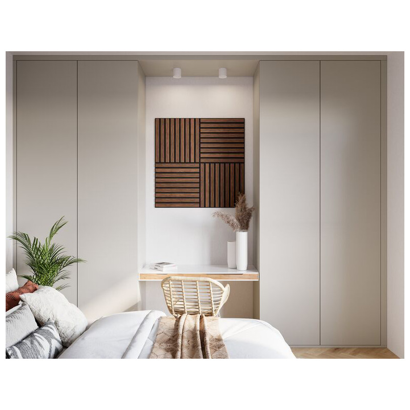 Dalle Acoustique Noyer Decowall – Isolation Phonique | CANDO Dalle Acoustique Noyer Decowall – Isolation Phonique | CANDO
