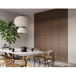 Dalle Acoustique Noyer Decowall – Isolation Phonique | CANDO Dalle Acoustique Noyer Decowall – Isolation Phonique | CANDO