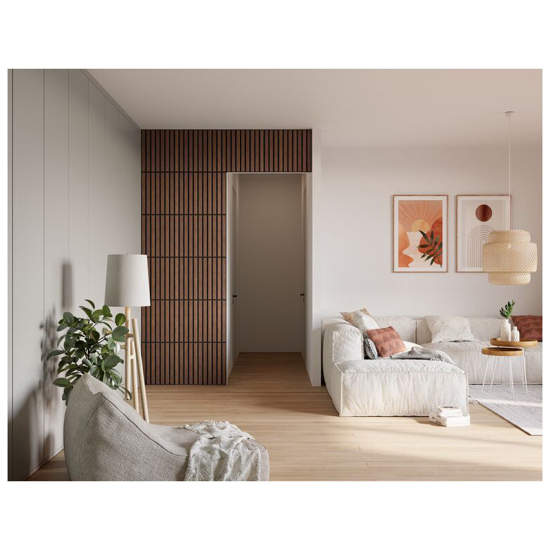 Dalle Acoustique Noyer Decowall – Isolation Phonique | CANDO Dalle Acoustique Noyer Decowall – Isolation Phonique | CANDO