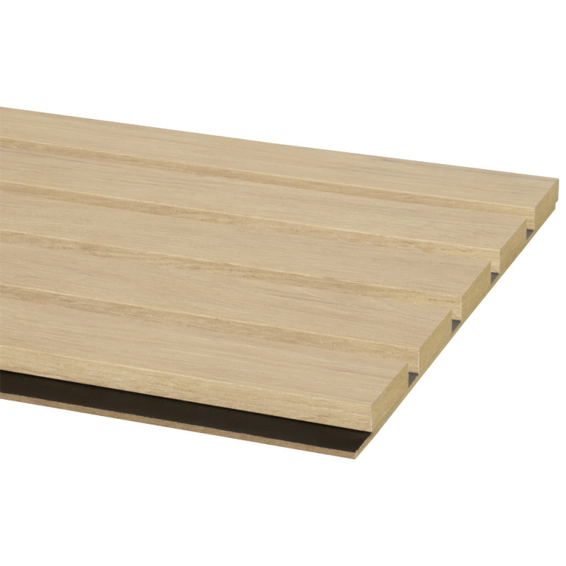 Lambris revêtu Decowall Essential chêne naturel 260 x 30 x 1,5 cm 2 pièces CANDO