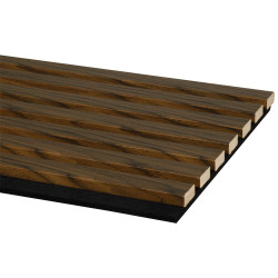 Lambris Acoustique Noyer Decowall – Ambiance Chaleureuse | CANDO