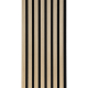 Lambris revêtu Decowall Acoustic chêne naturel 260 x 30 x 3,5 cm 2 pièces CANDO