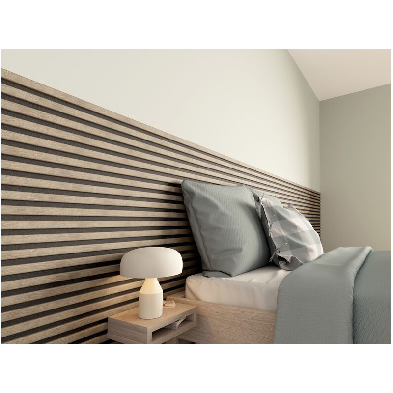 Lambris Decowall Acoustic Chêne Gris – Ambiance Naturelle